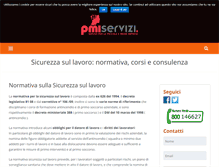 Tablet Screenshot of normativa-sicurezza-sul-lavoro.it